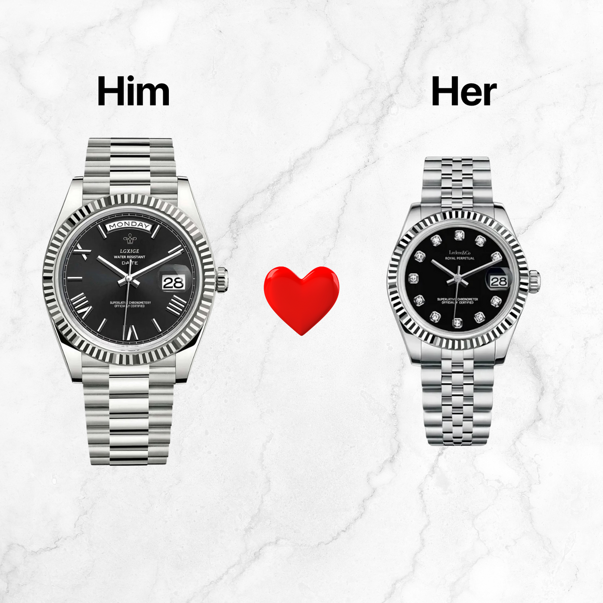 NOIR BUNDLE - Leclerc Watches