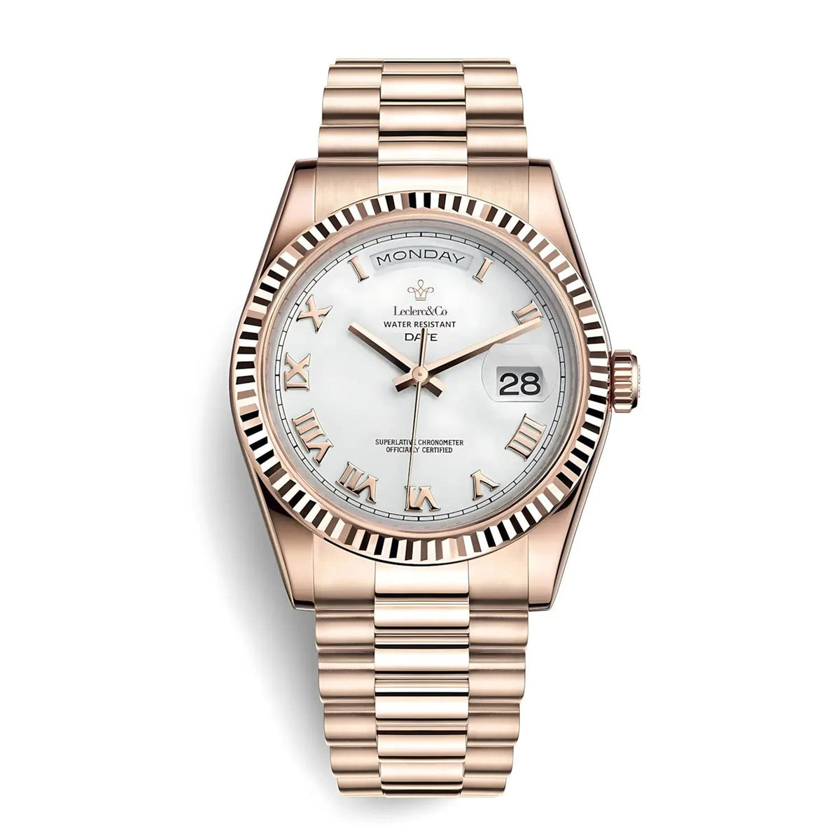 THE LADY DATE - Everose Éclat - Leclerc Watches