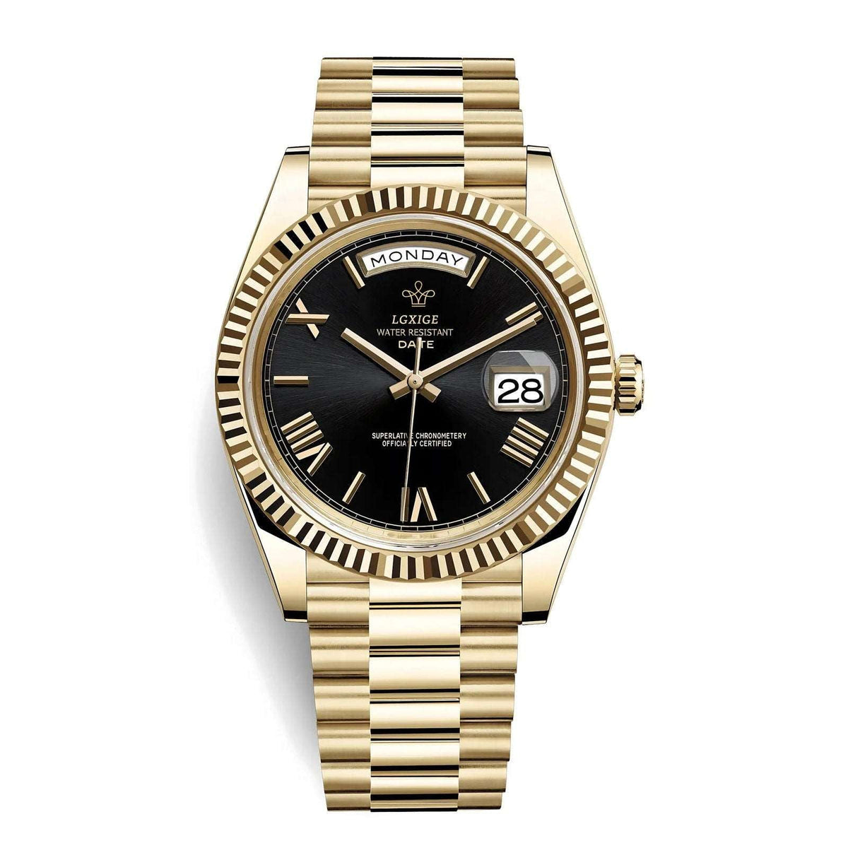 THE DATE - Eclipse Noir - Leclerc Watches