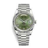 THE DATE - Olive - Leclerc Watches