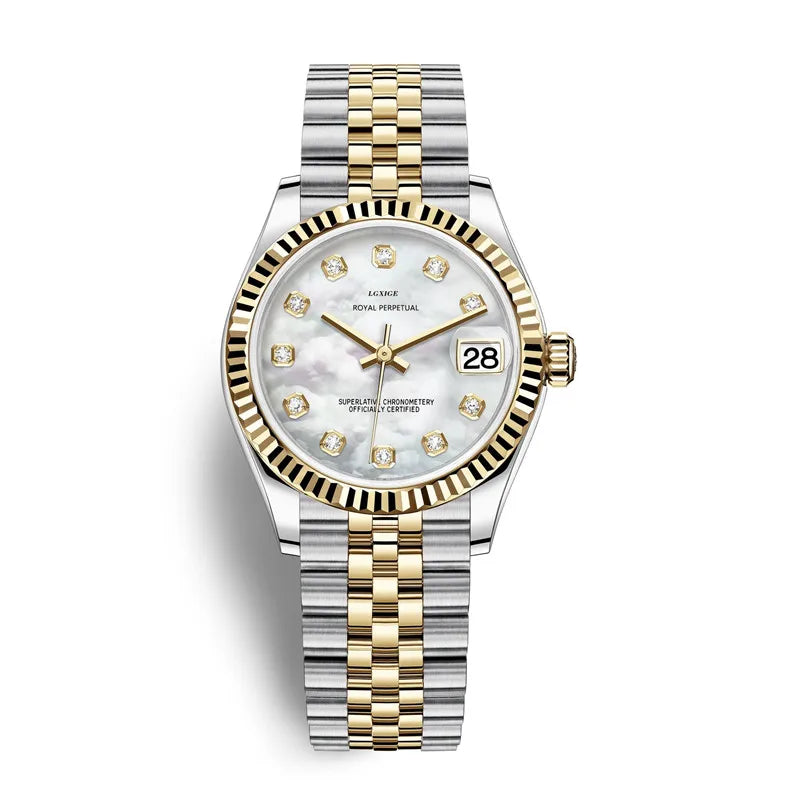 THE LADY DATE -  Pearl Two Tone