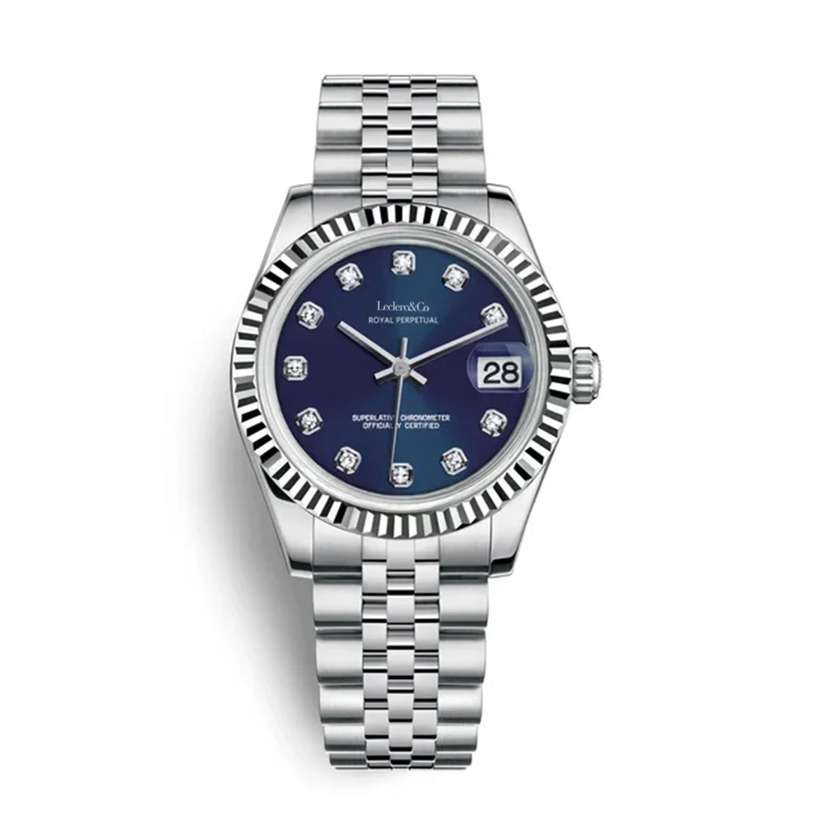 THE LADY DATE - Midnight - Leclerc Watches